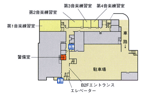 建物平面図B2F