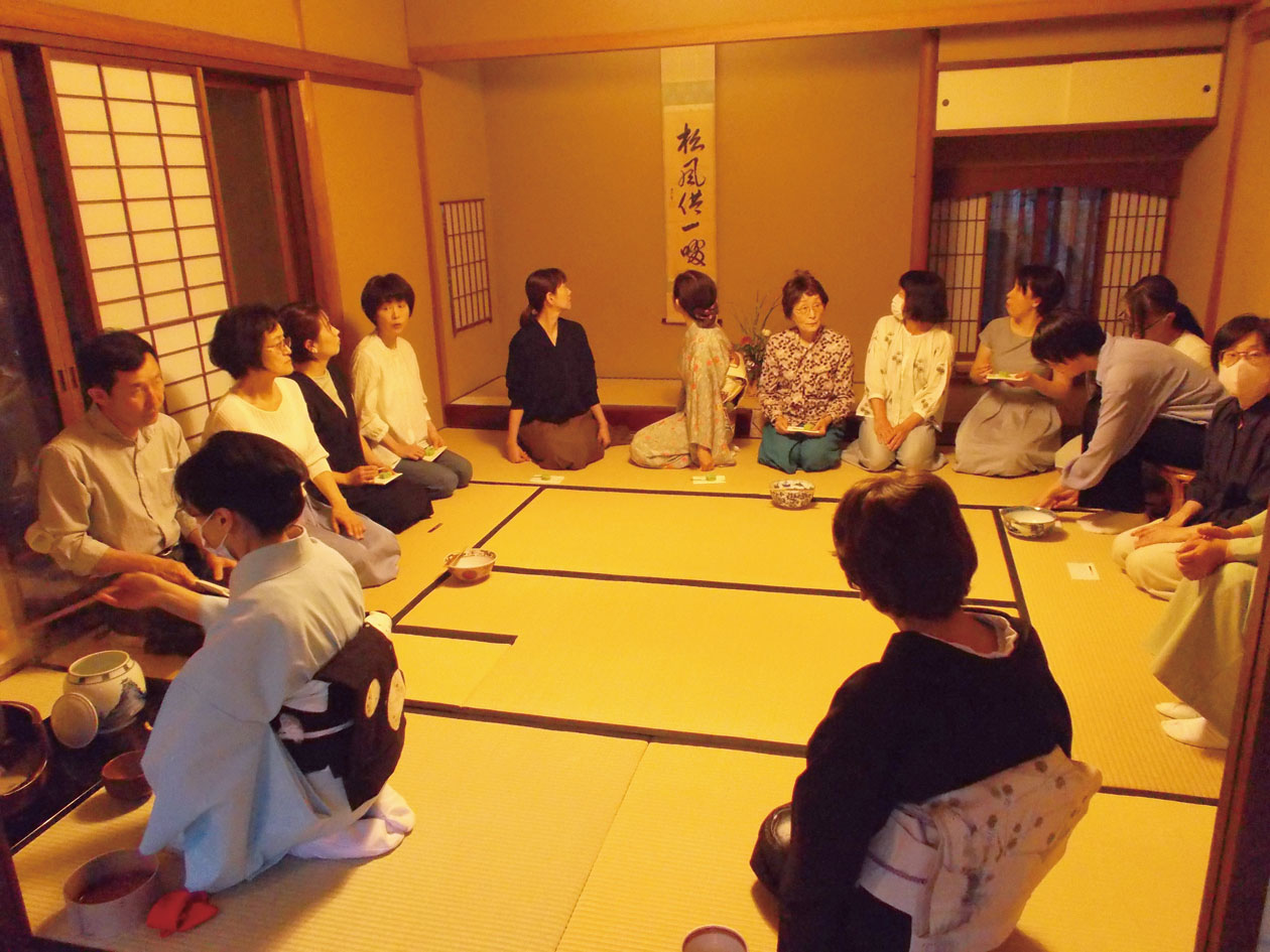 みたか井心亭 夜のお茶を楽しむ会 第1回
