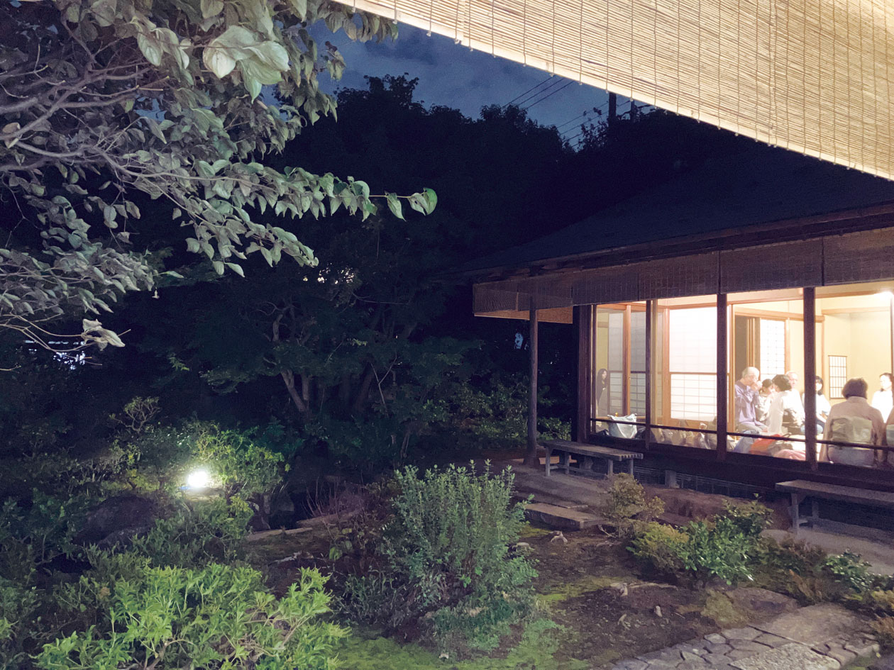 みたか井心亭 夜のお茶を楽しむ会 第2回