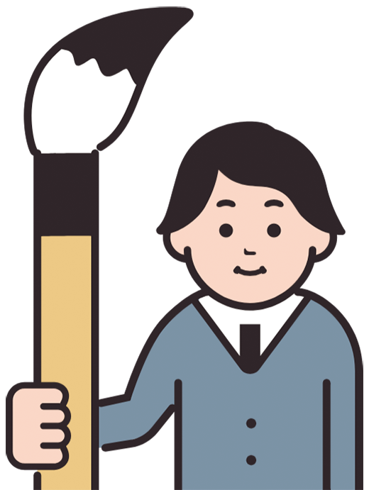 筆文字で旧字に挑戦！ オリジナルうちわを作ってみよう！